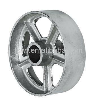 Heavy Duty Industrial Iron / Metal Single Caster Wheel