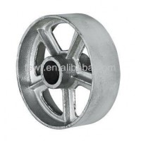 Heavy Duty Industrial Iron / Metal Single Caster Wheel