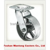 Heavy Duty Good Quality Steel Cast Iron Rotating Trolley Caster Wheels