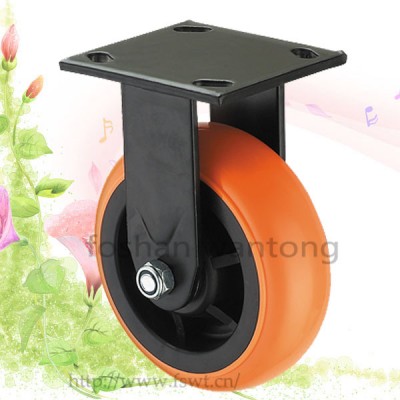 Hot Sale All Size Rollerblade Height Adjustable Orange PU Furniture Caster