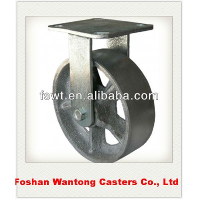 Heavy-duty Full-iron Large Load Capacity Fixed Caster Wheels