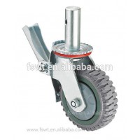 6 Inch Trolley Heavy Duty PU adjustable furniture casters