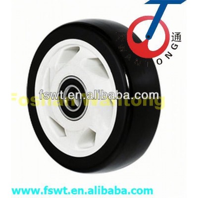 Carbon Steel Bearing Castor PU/PVC Hardware Industrial spring loaded caster