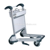 3 wheels Aluminum Alloy Airport luggage trolley, airport cart, Airport Trolley